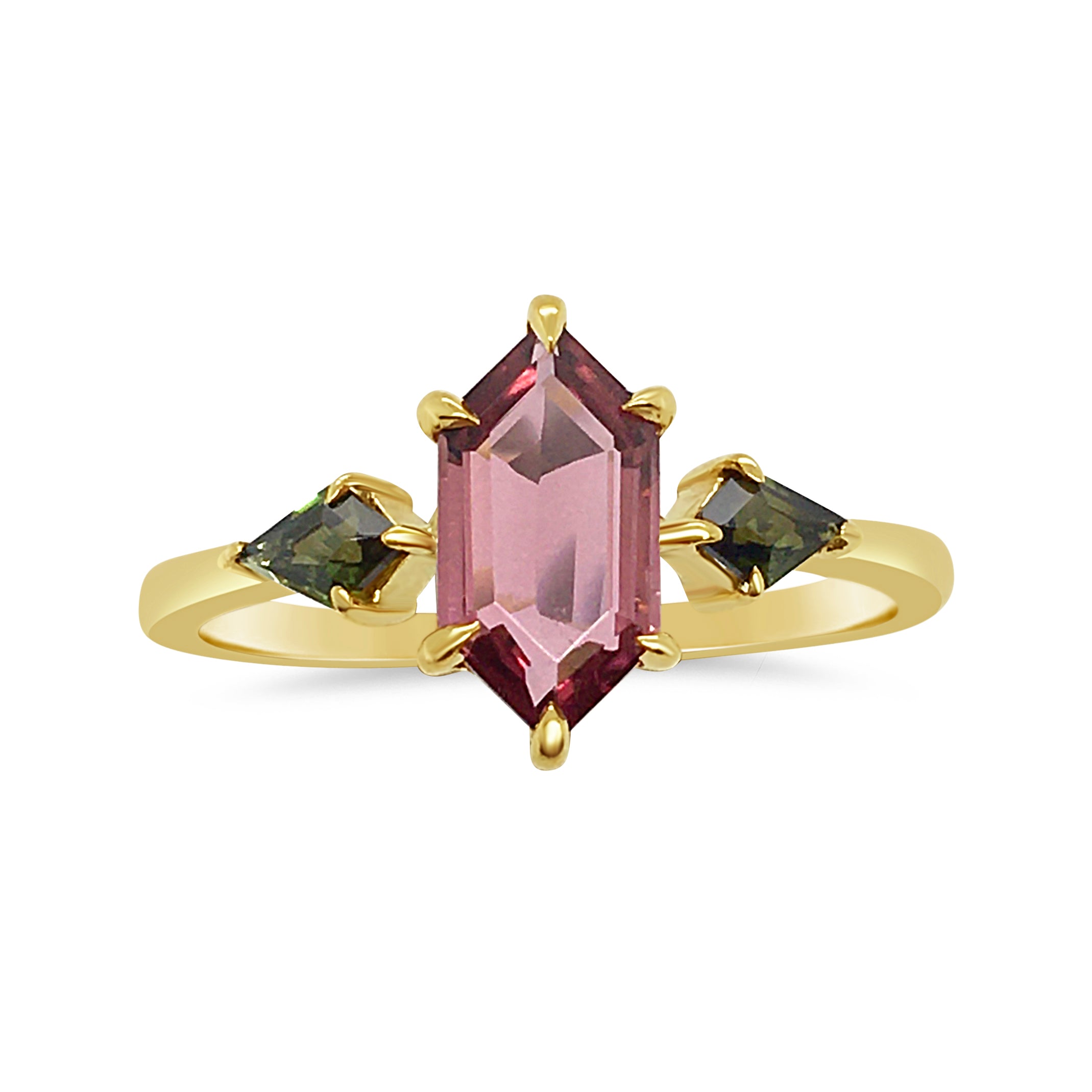 9ct Yellow Gold Tourmaline Ring