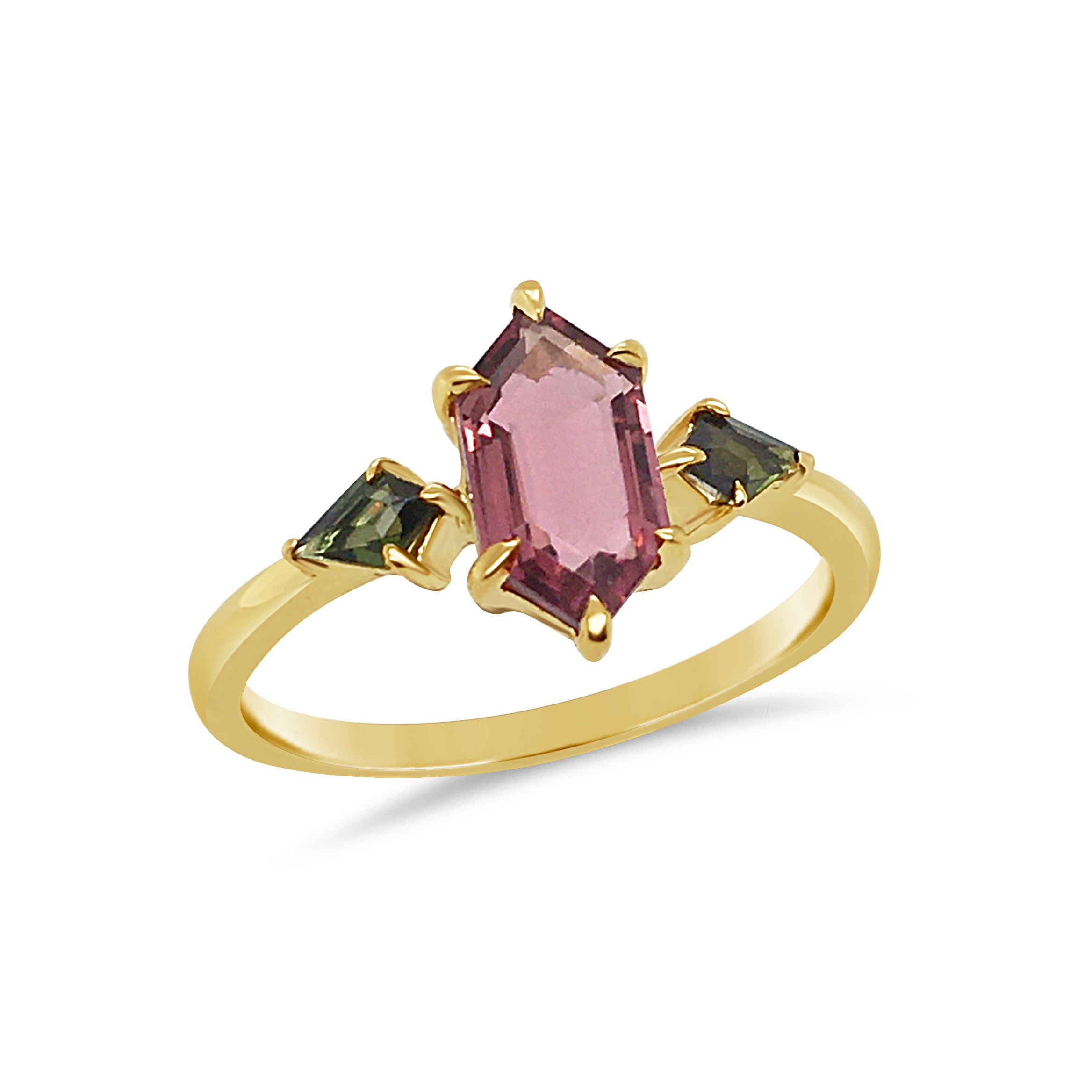 9ct Yellow Gold Tourmaline Ring