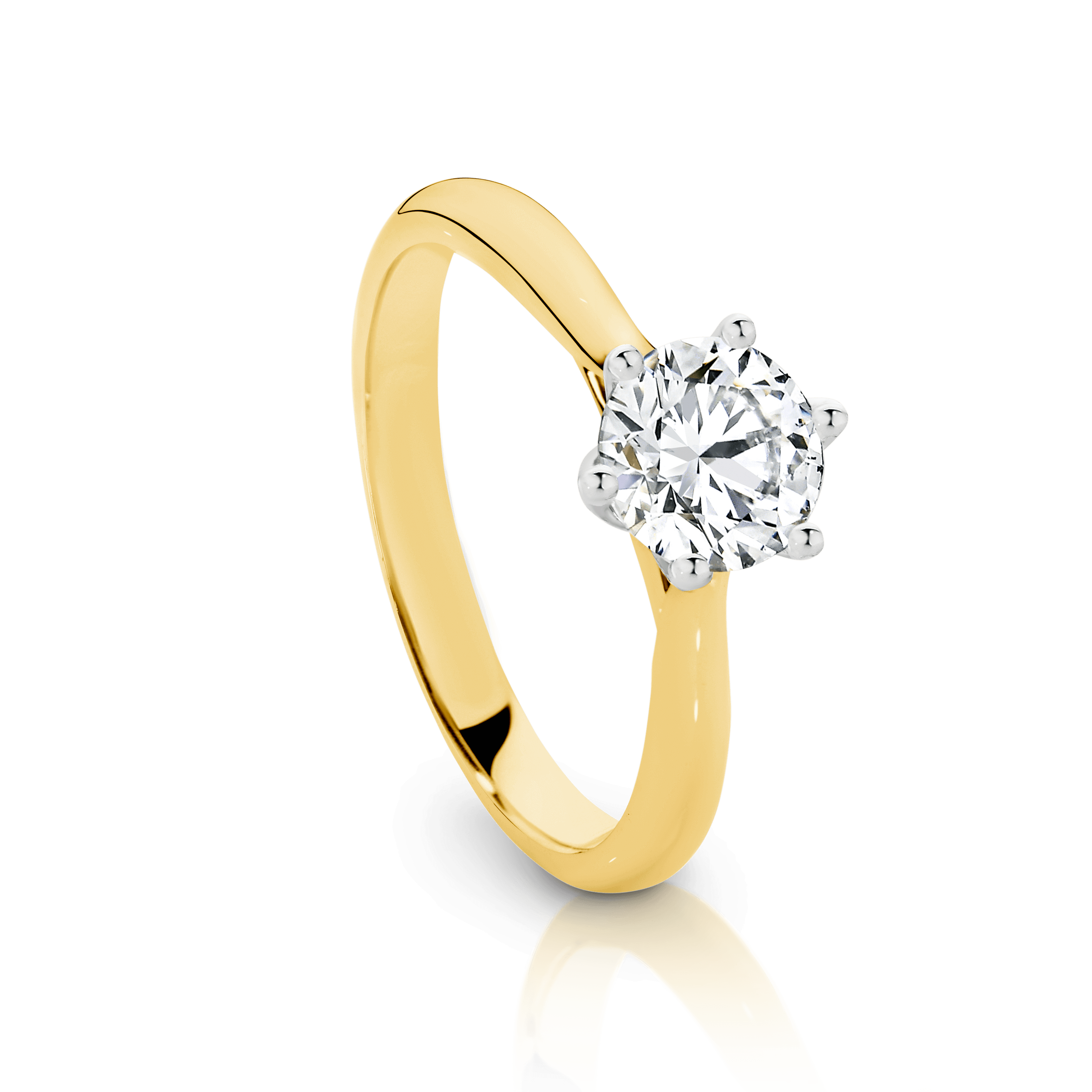 18ct Yellow 1.00ct Solitaire Engagement Ring