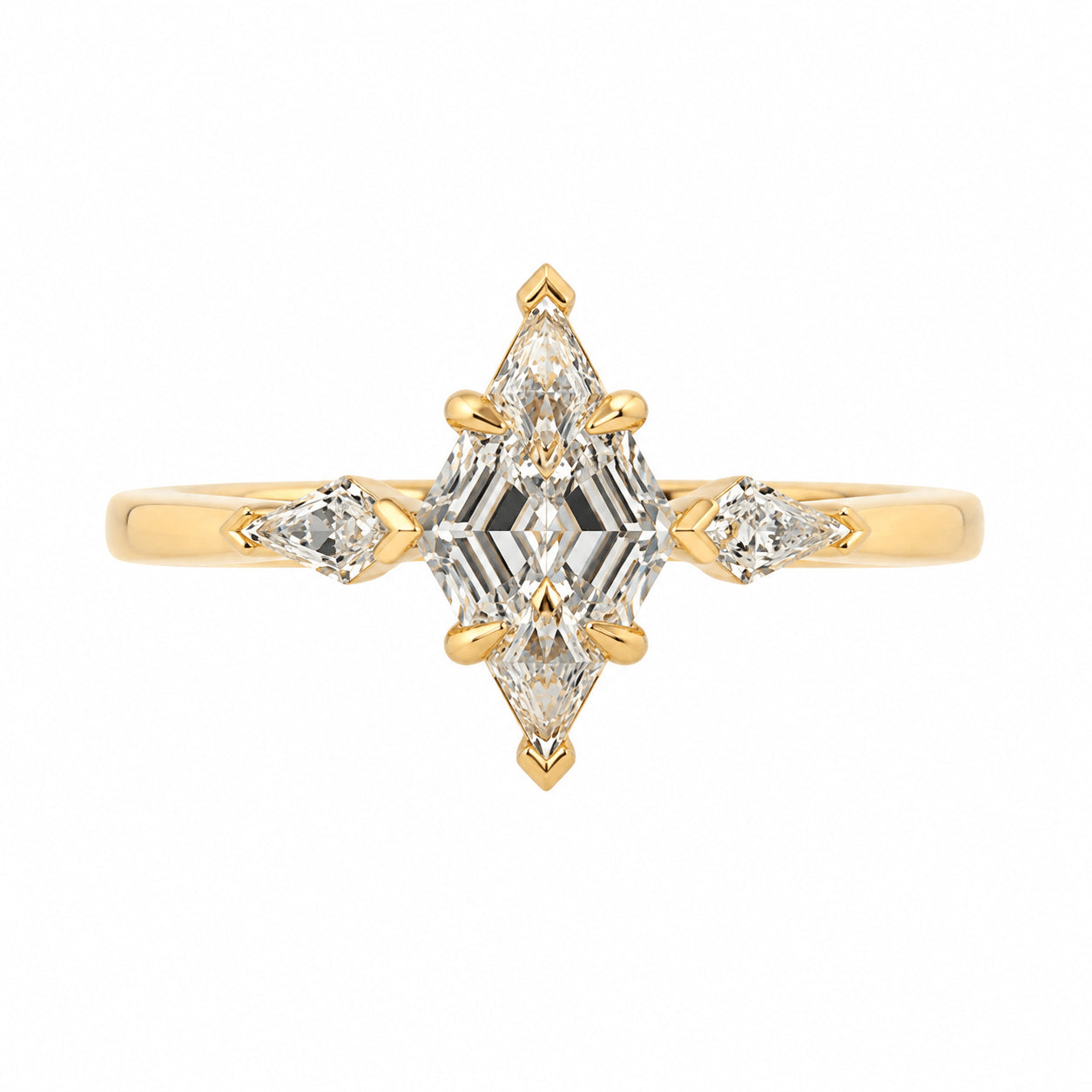 18ct Yellow Gold Eclipse Natural Diamond Ring