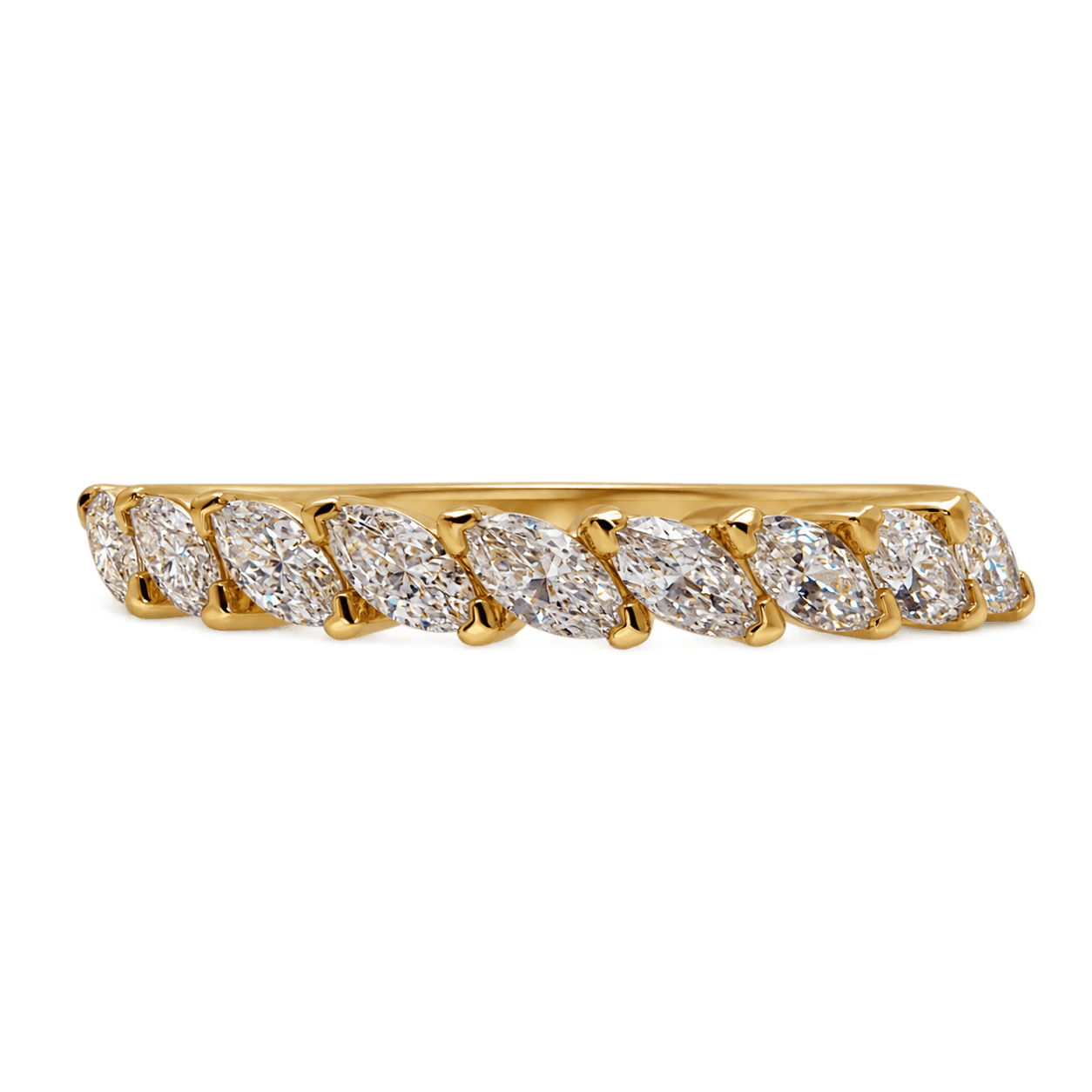 18ct Yellow Gold 0.53ct TW Tilly Natural Diamond Ring