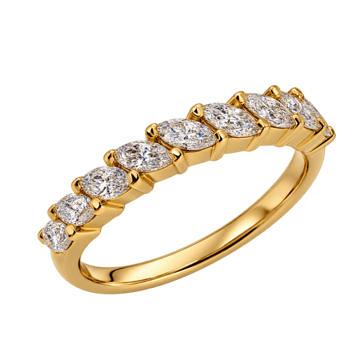 18ct Yellow Gold 0.53ct TW Tilly Natural Diamond Ring
