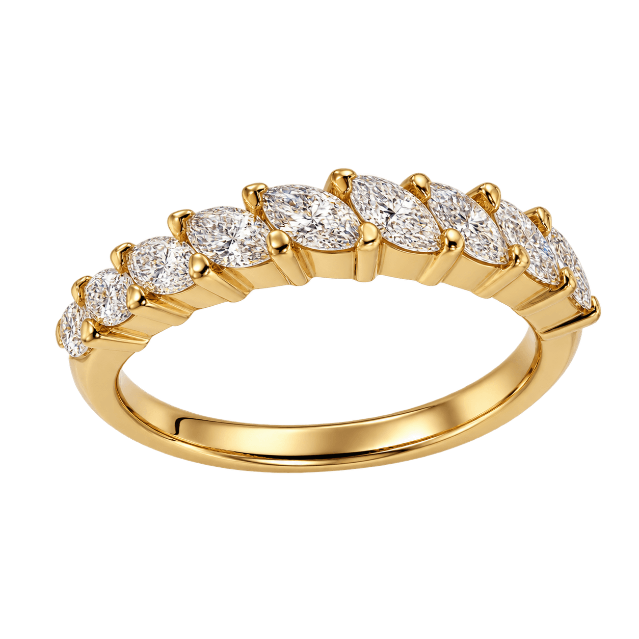 18ct Yellow Gold 0.53ct TW Tilly Natural Diamond Ring