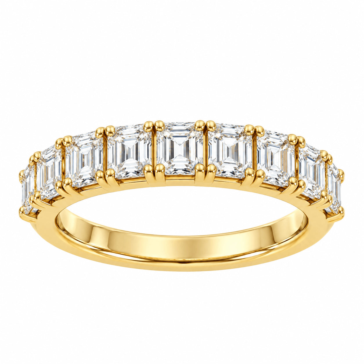 18ct 1.00ct TW Natural Diamond Asscher Ring