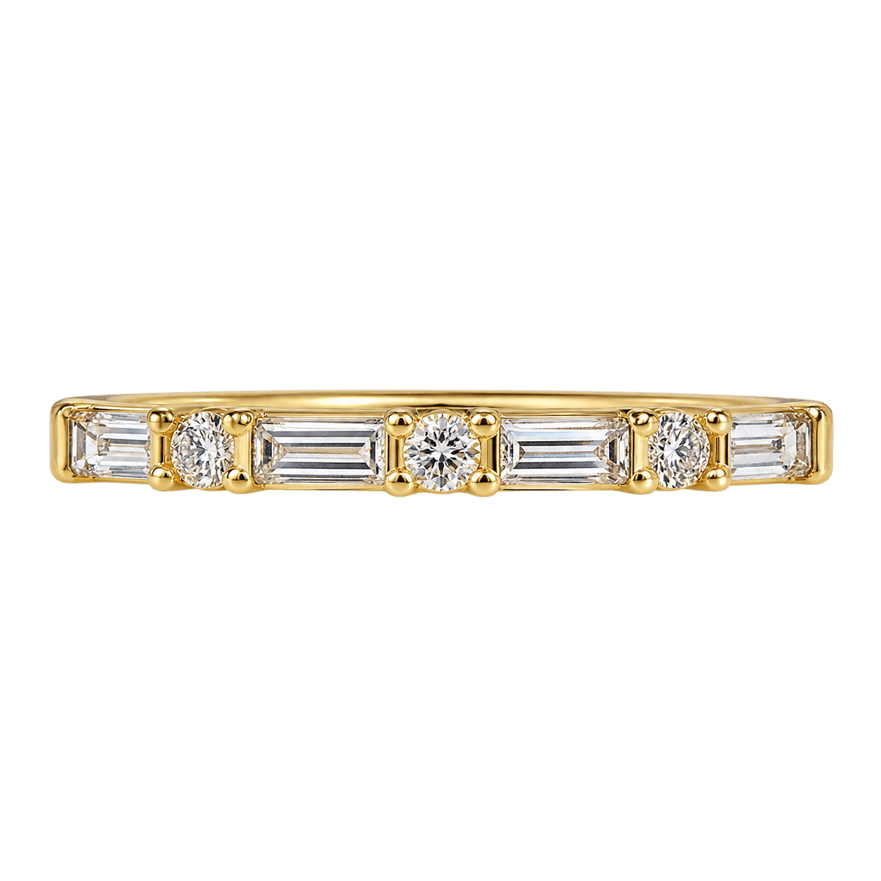 18ct Yellow Gold 0.50ct TW Natural Diamond Ring