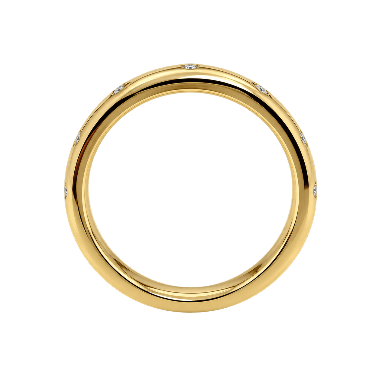 18ct Yellow Gold Natural Diamond Daisy Ring