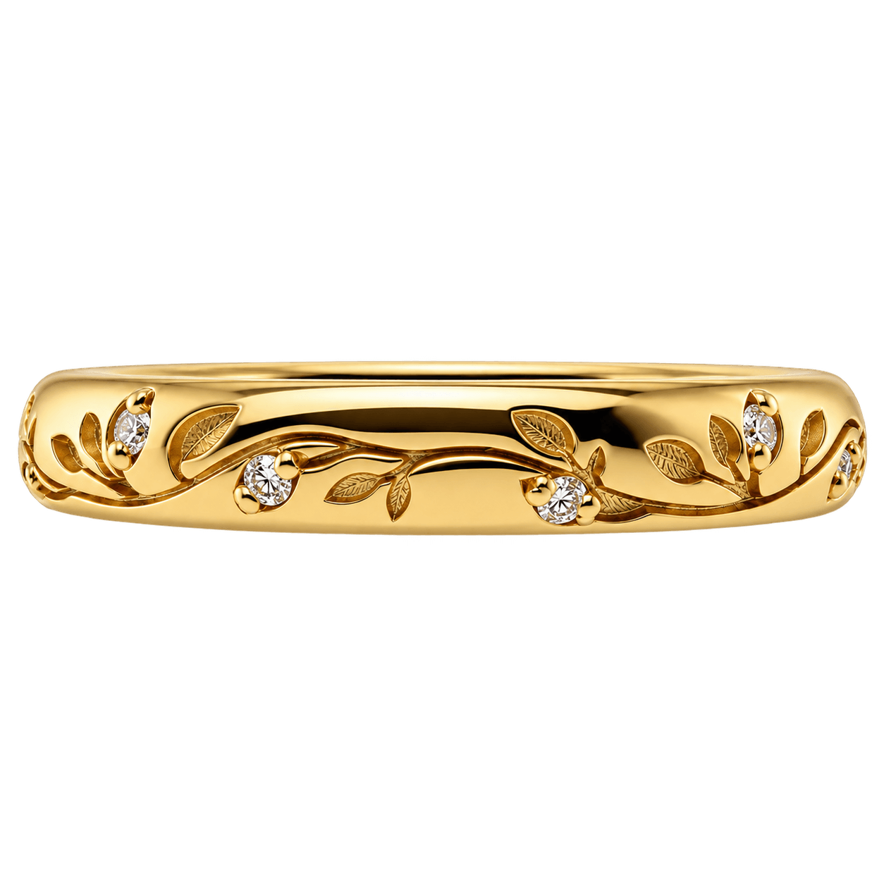 18ct Yellow Gold Eden Vine Ring