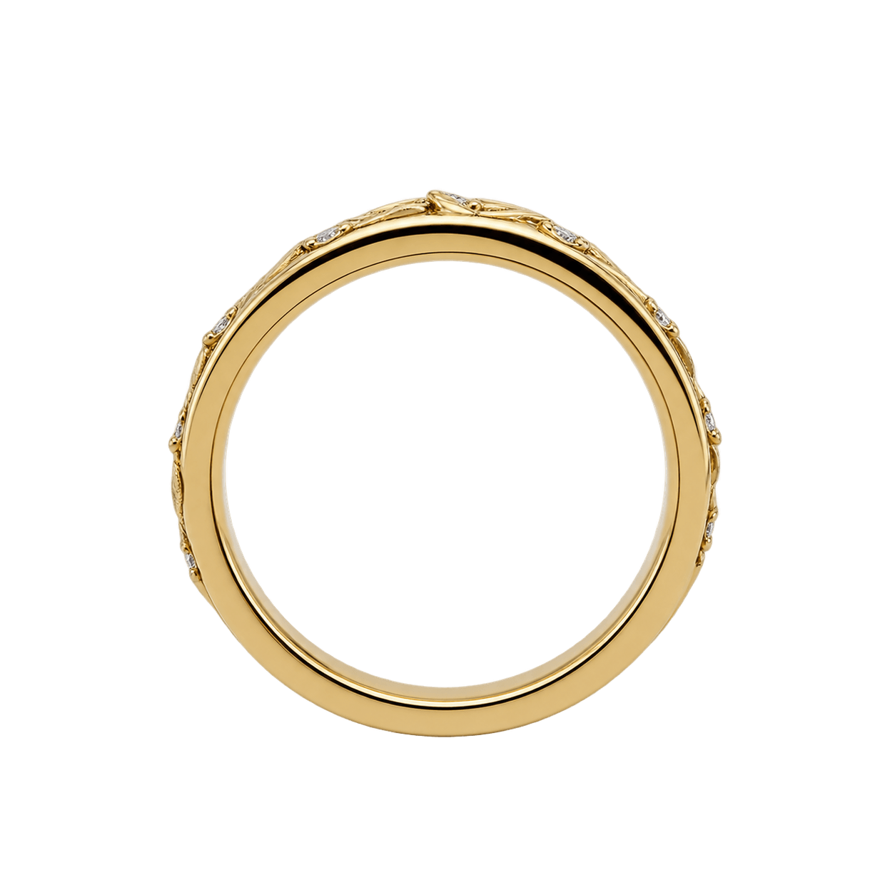 18ct Yellow Gold Eden Vine Ring