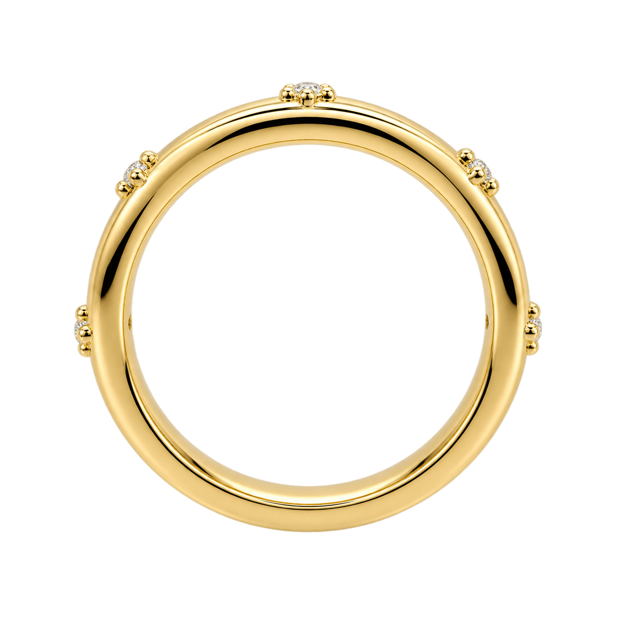 18ct Yellow Gold Diamond Dreamy Star Ring
