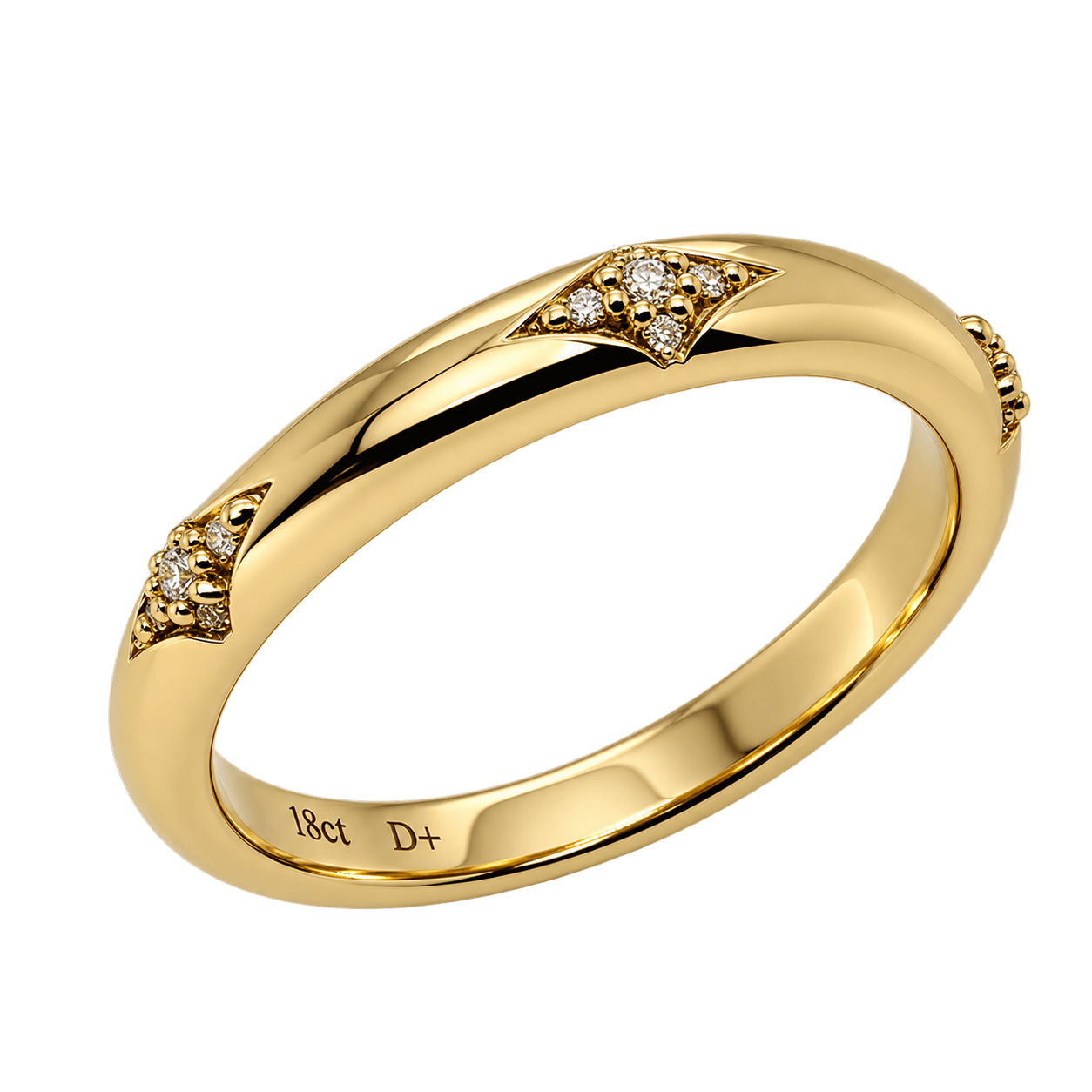 18ct Yellow Gold Diamond Ring