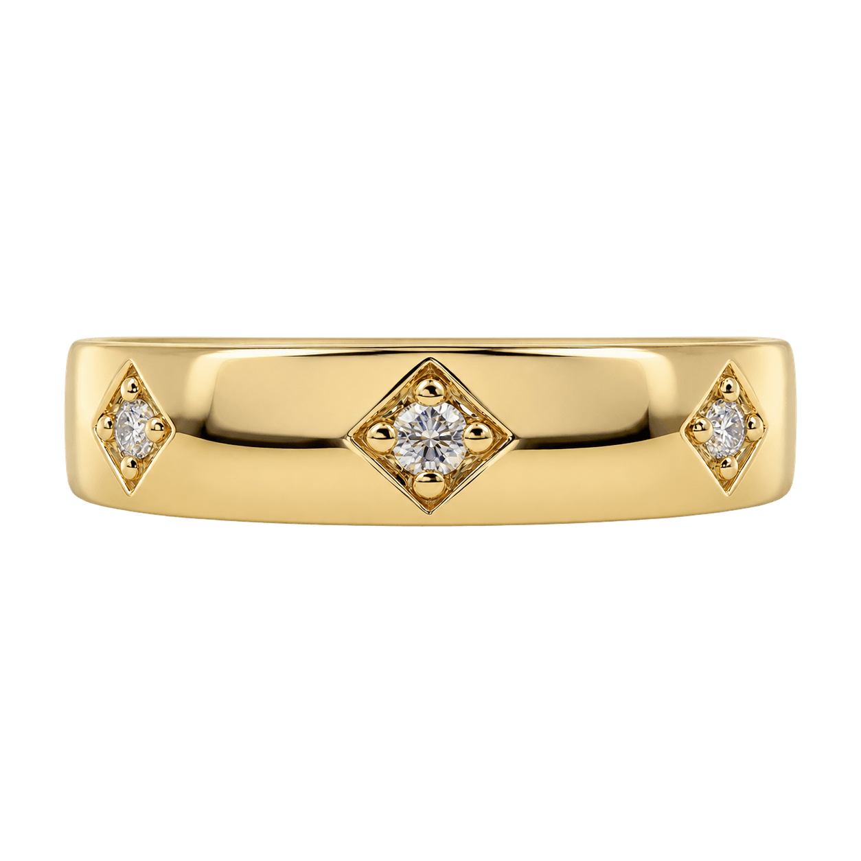 18ct Yellow Gold Diamond Ring