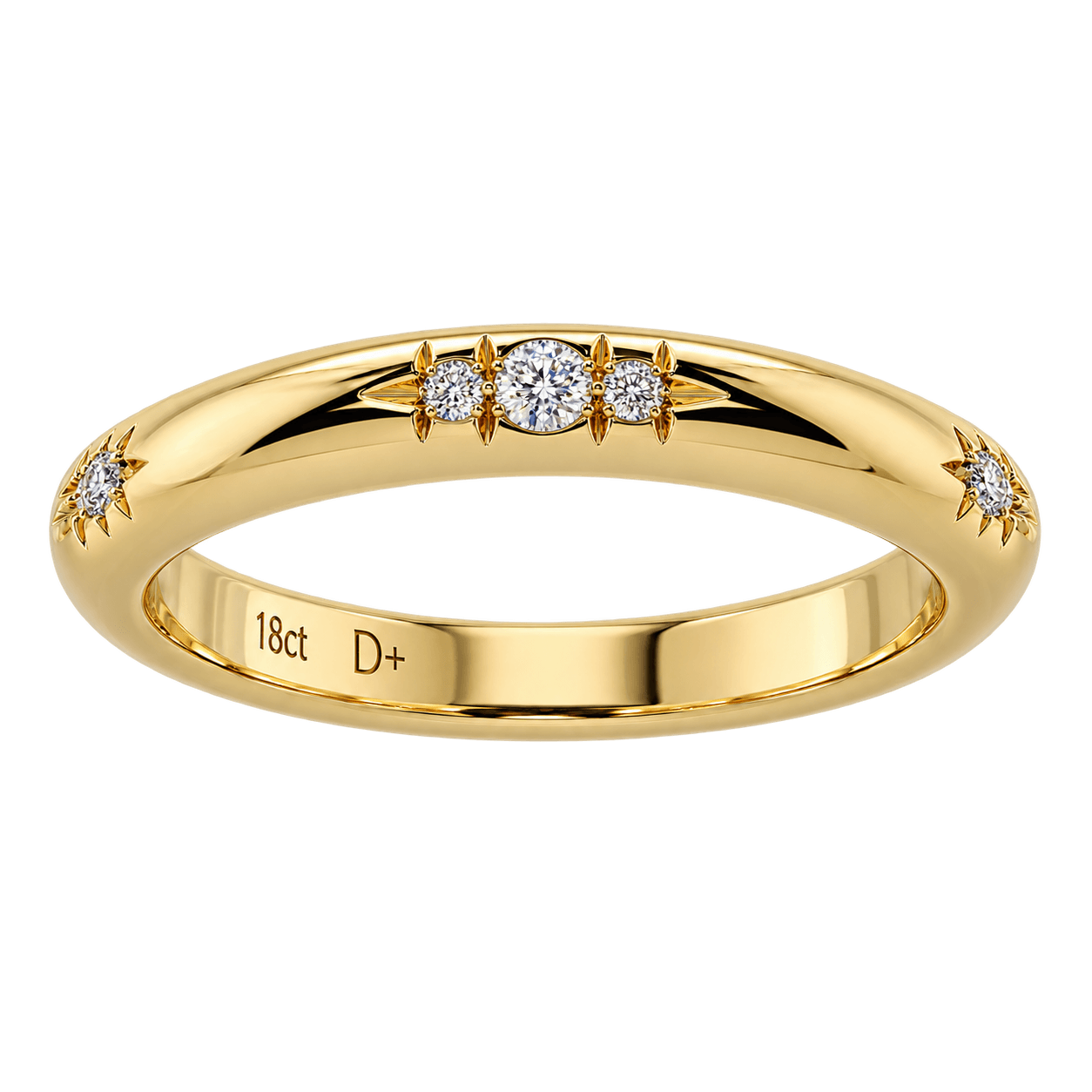 18ct Yellow Gold Diamond Ring