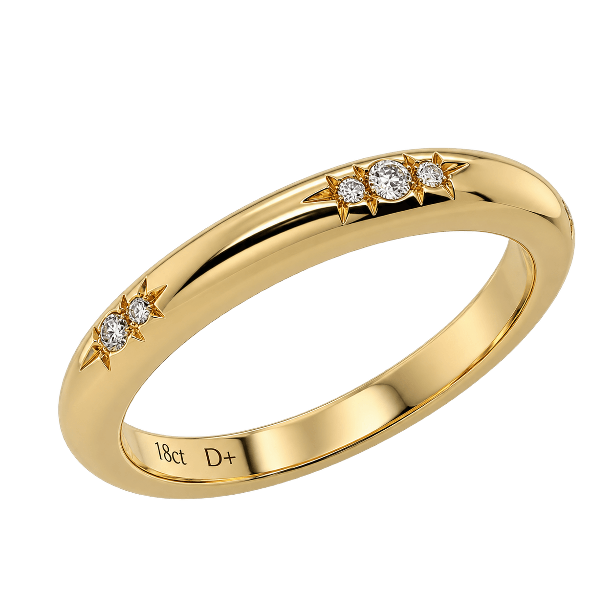 18ct Yellow Gold Diamond Ring