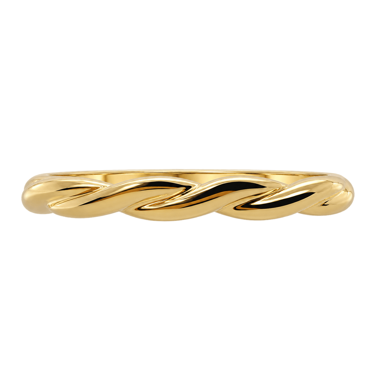 18ct Yellow Gold Twist Band