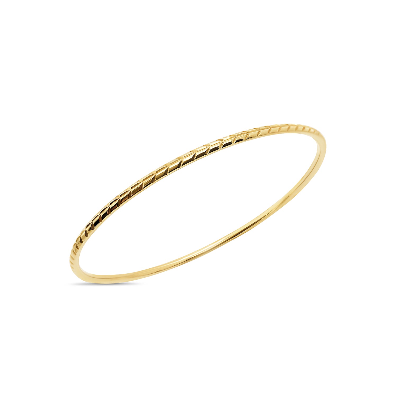 Chevron Bangle 9ct Yellow Gold Chevron Solid Bangle – Diamonds Plus Jewellers