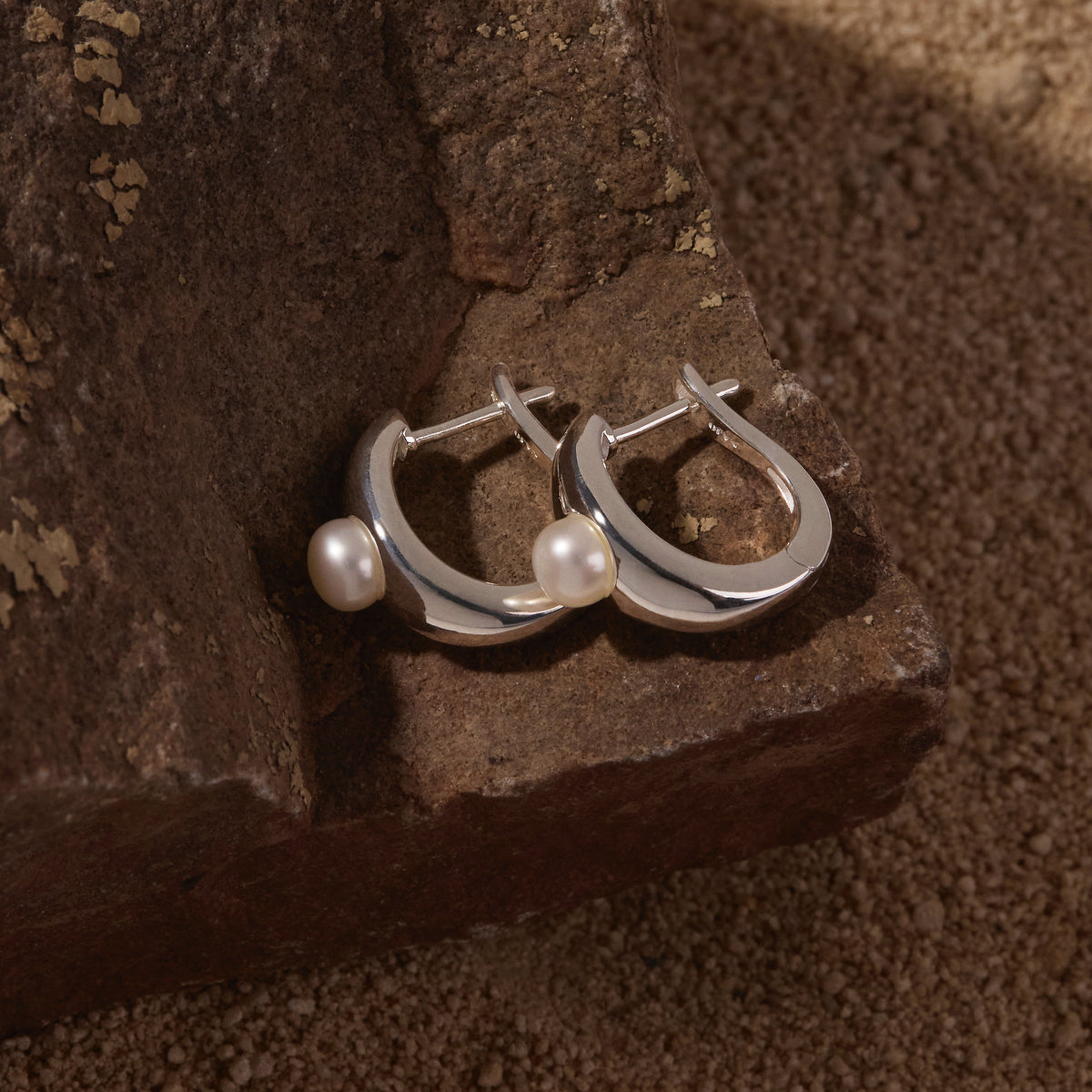 Sterling Silver Tropica Pearl Earrings