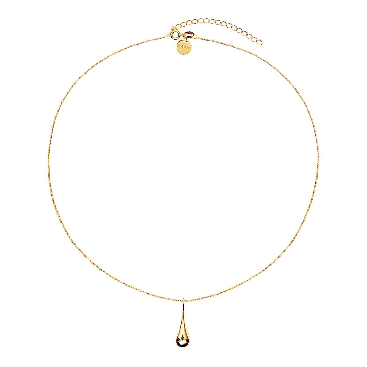 Yellow Gold My Silent Tears Necklace