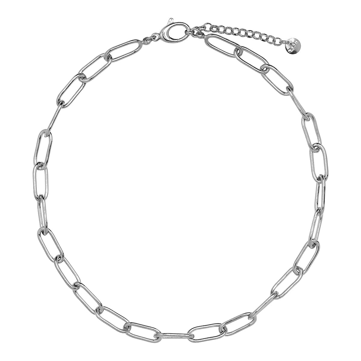 Silver Vista Large Link Necklace