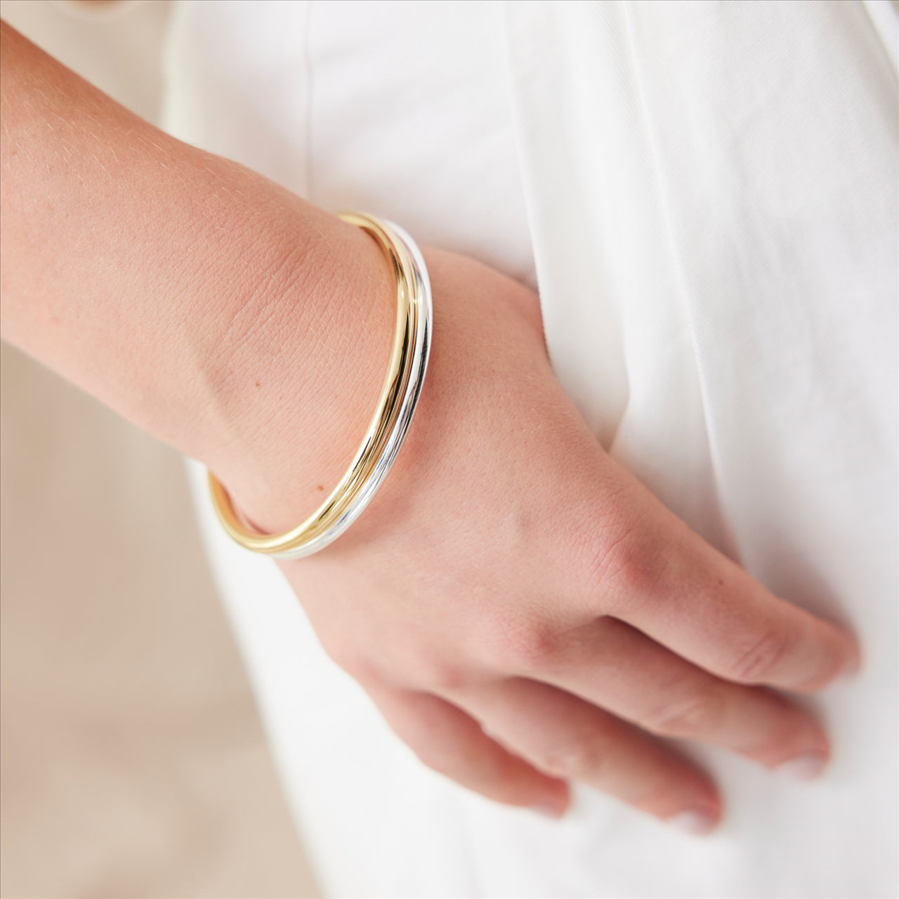 Silver Simplicity Bangle