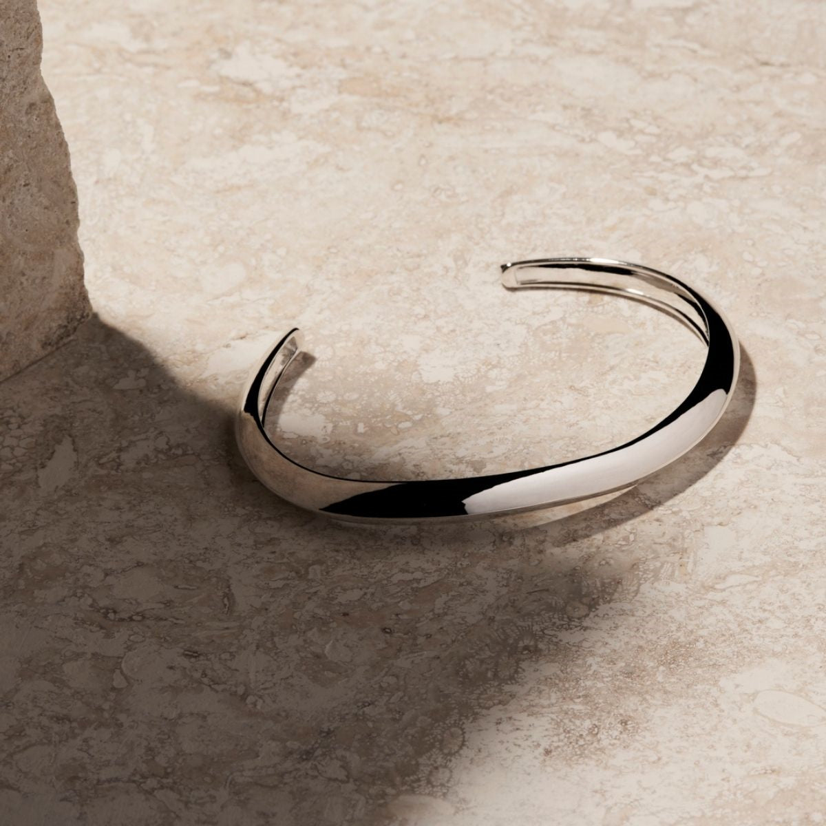 Silver Dune Cuff Bangle