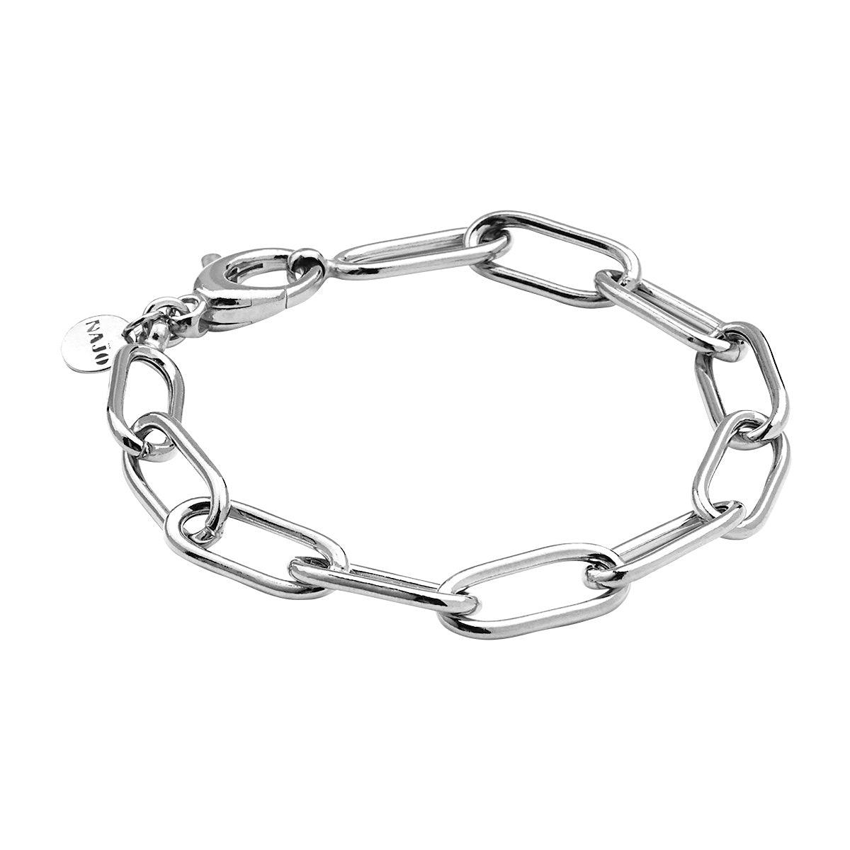 Silver Vista Large Link Bracelet