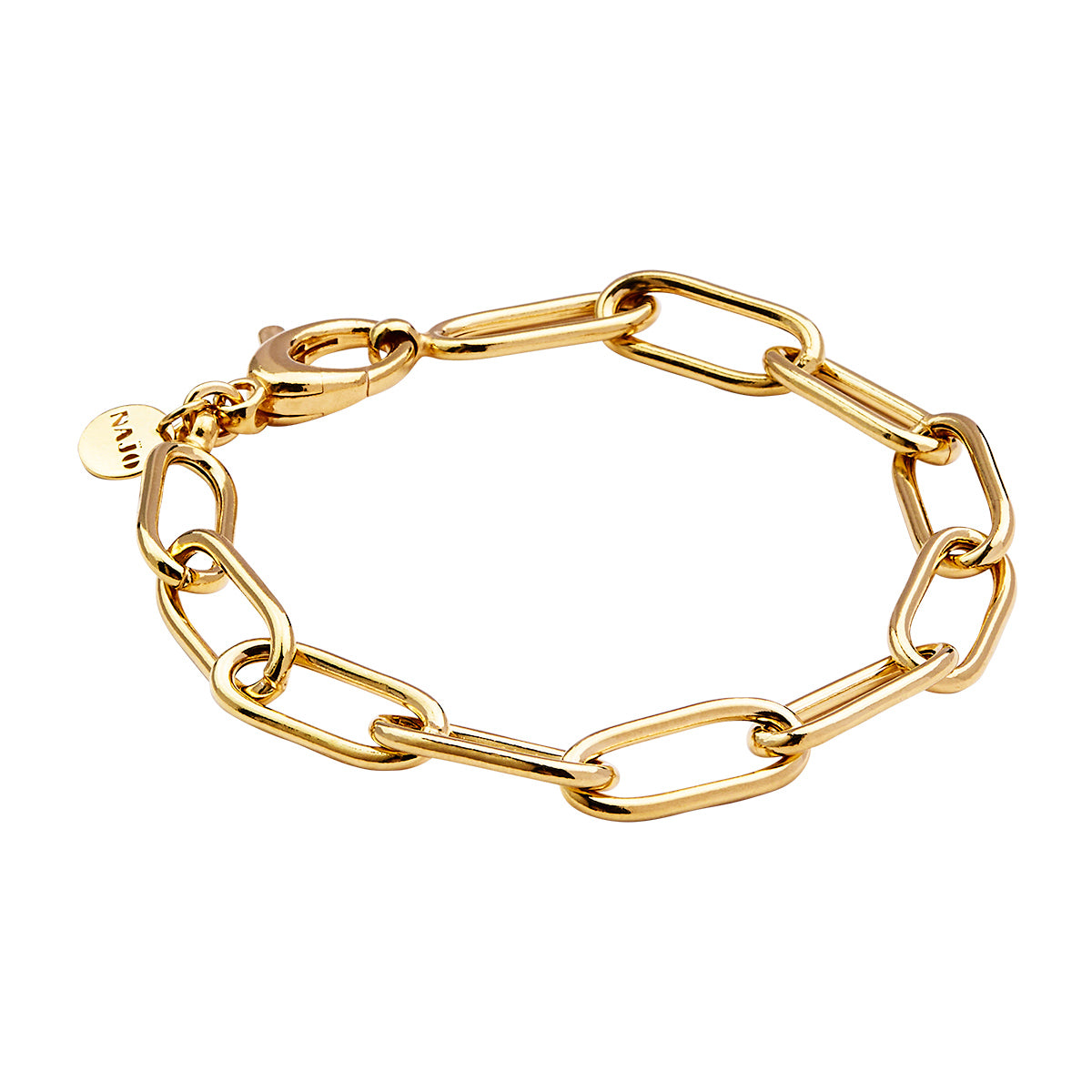 Yellow Gold Vista Large Link Bracelet