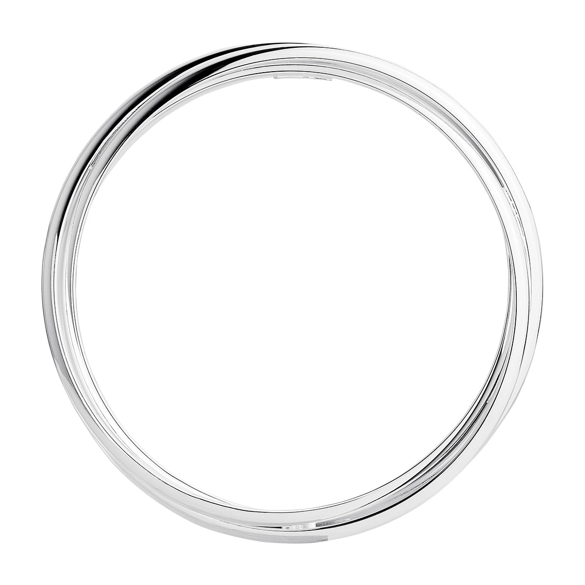 Silver Honeysuckle Bangle