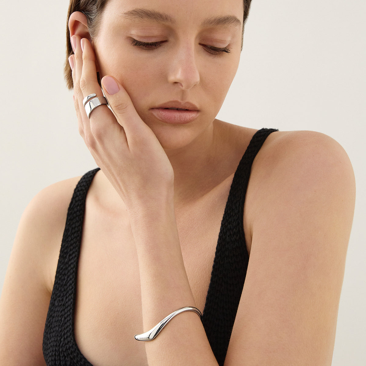 Sterling Silver Solid Cuff