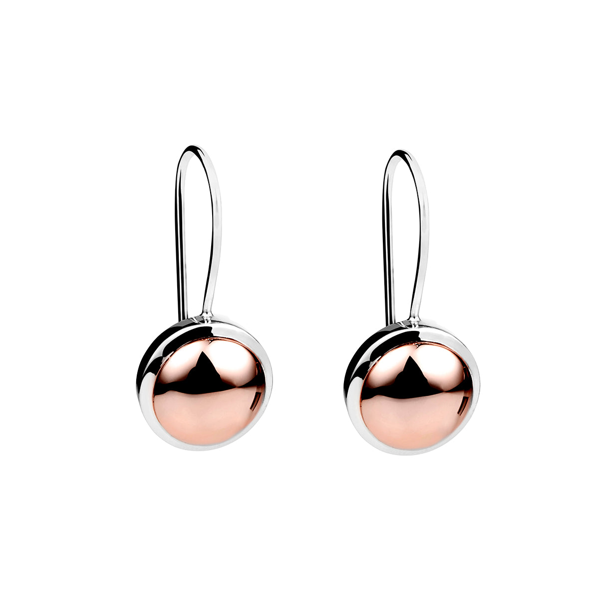 Two Tone Rosy Glow Earrings