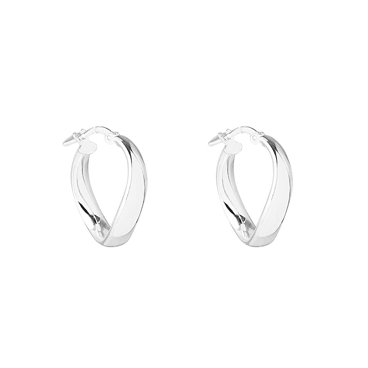 Silver Eddy Hoops