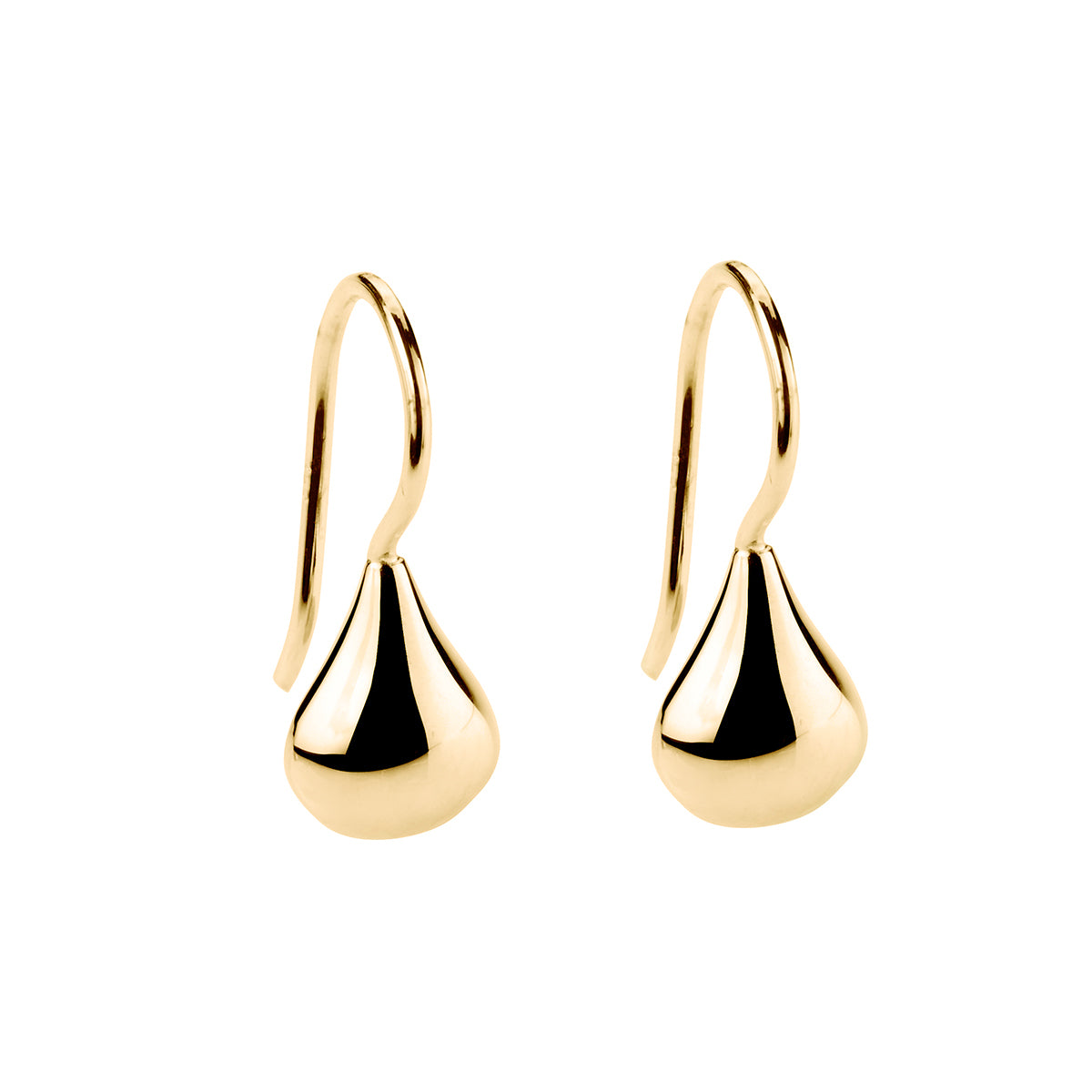 Yellow Gold Baby Tears Earrings