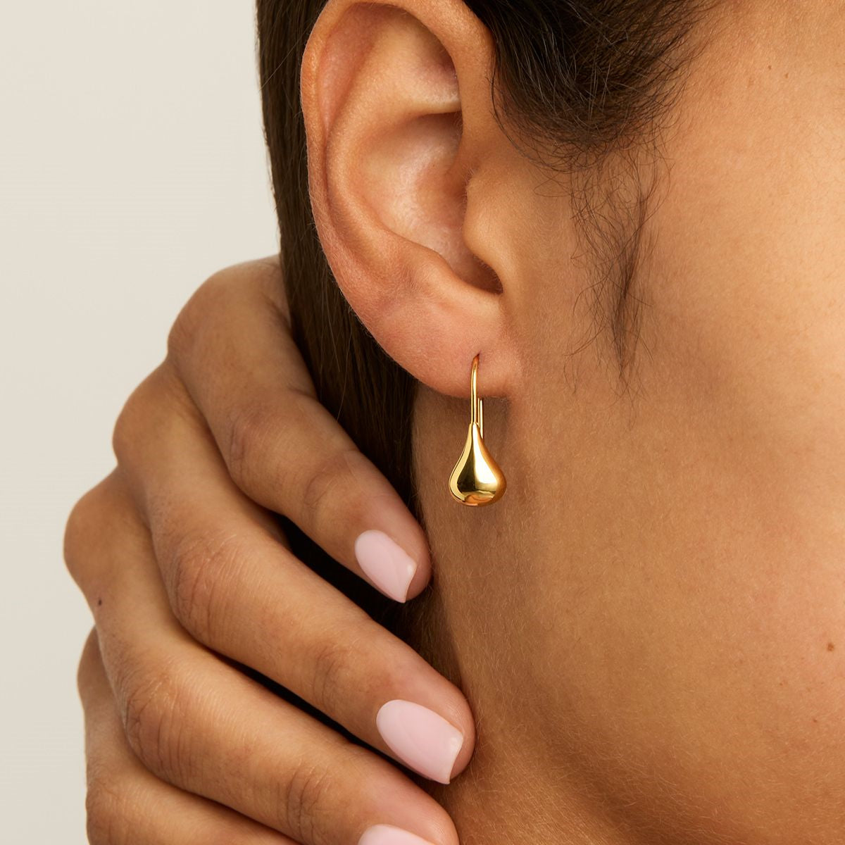 Yellow Gold Baby Tears Earrings