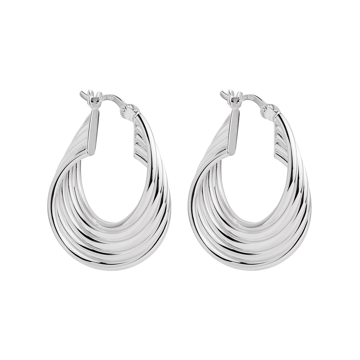 Silver Revival Hoop Earrings