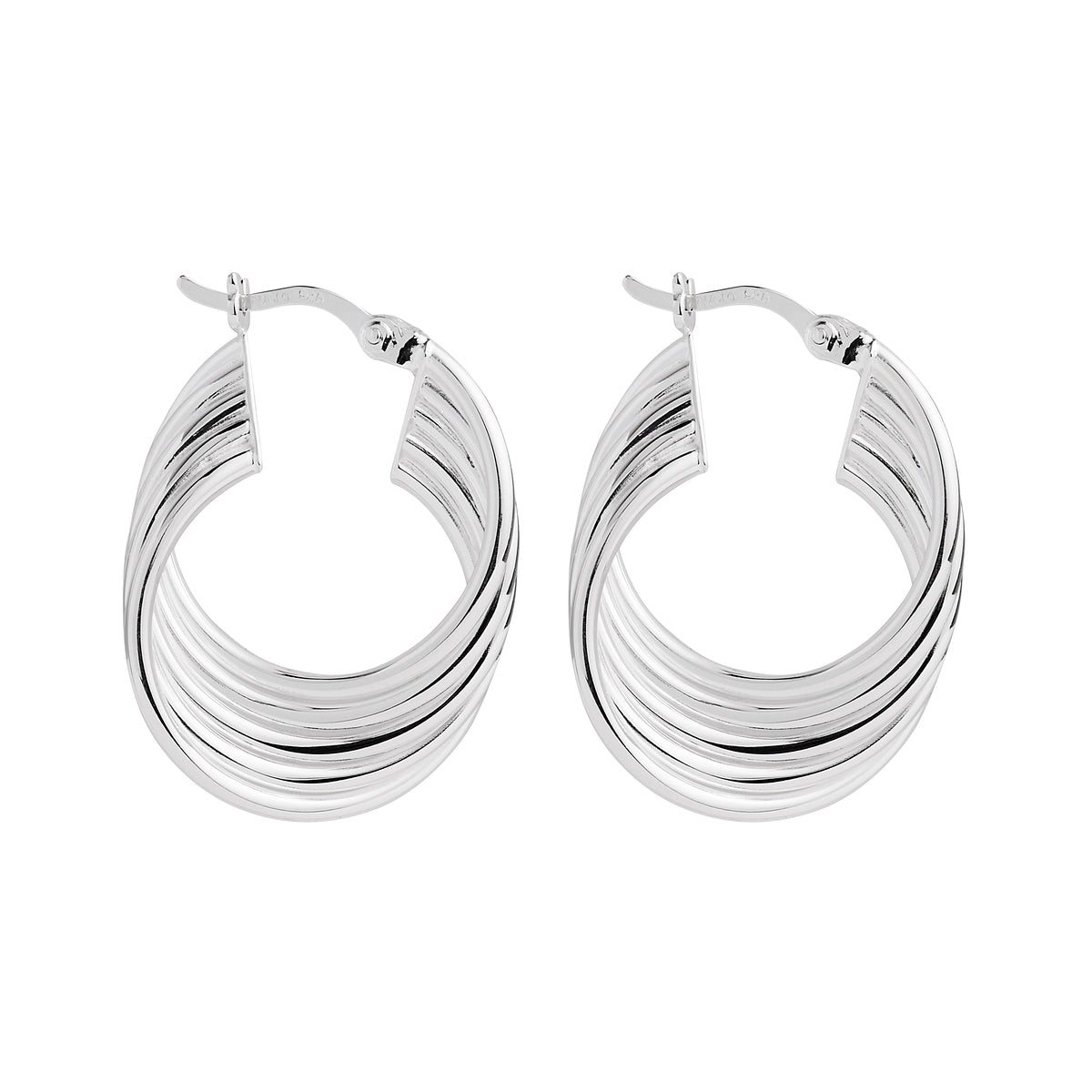 Silver Revival Hoop Earrings