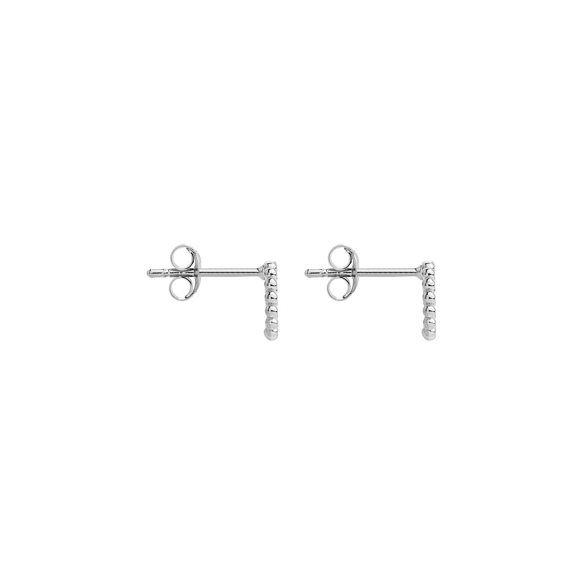 Silver Nectar Stud Earrings