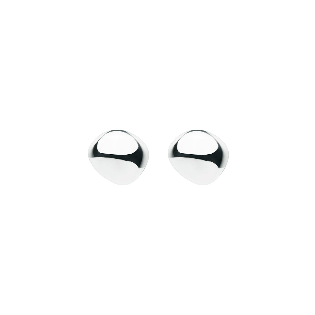 Sterling Silver Pebblet Stud Earrings