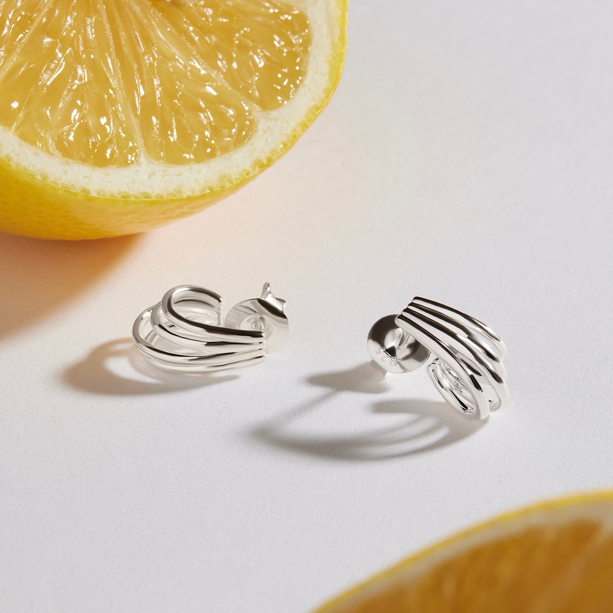 Sterling Silver Vitality Earrings