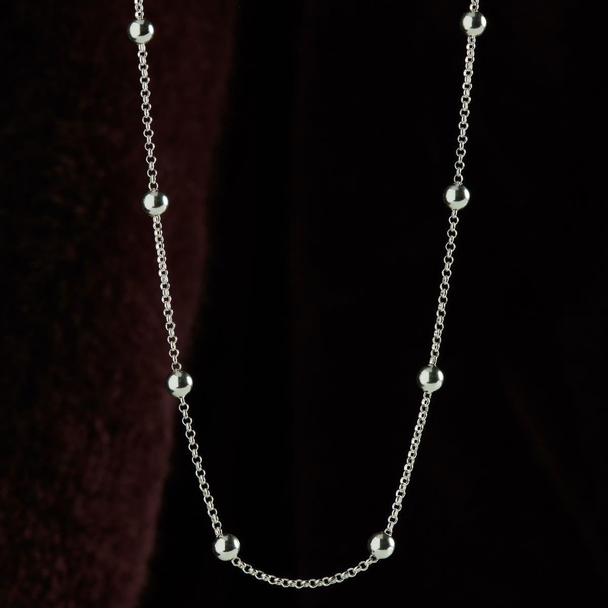 Silver Constellation Necklace 45cm