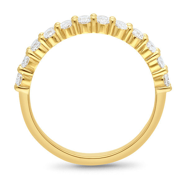 18ct Yellow Gold 1.20ct TW Oval LAB Grown Diamond Ring