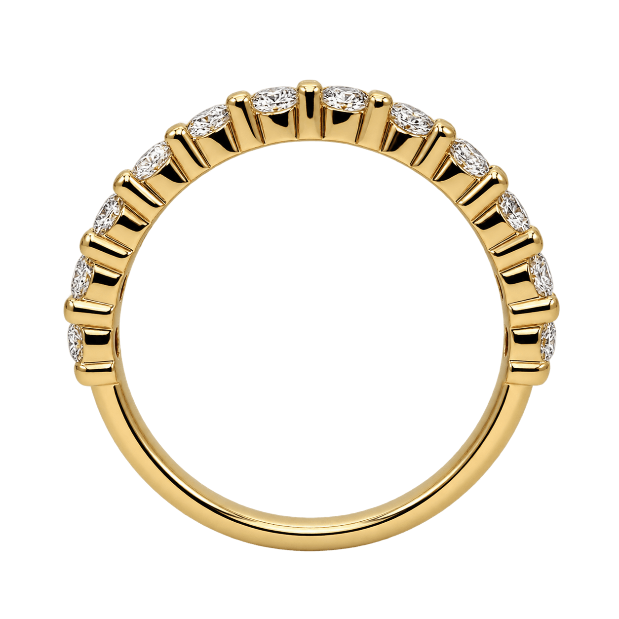 18ct Yellow Gold 1.20ct TW Oval LAB Grown Diamond Ring
