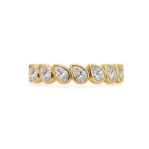 18ct Yellow Gold 0.80ct TW LG Diamond Ring