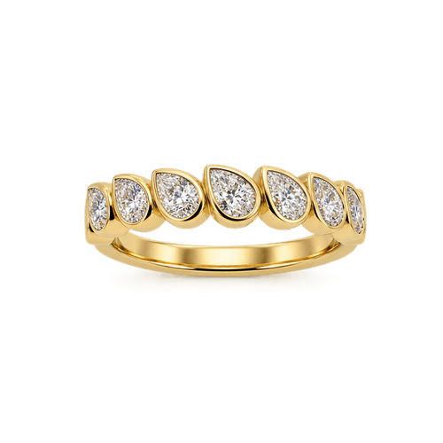 18ct Yellow Gold 0.80ct TW LG Diamond Ring