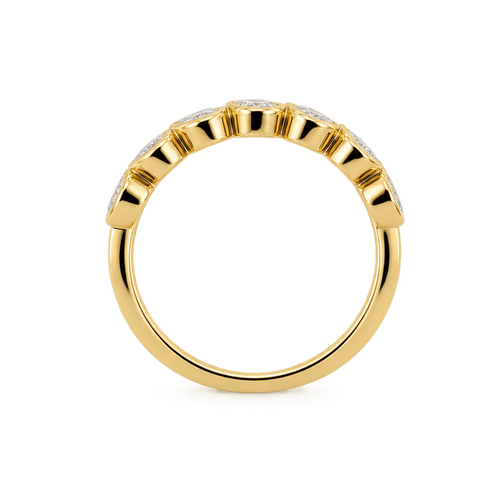 18ct Yellow Gold 0.80ct TW LG Diamond Ring