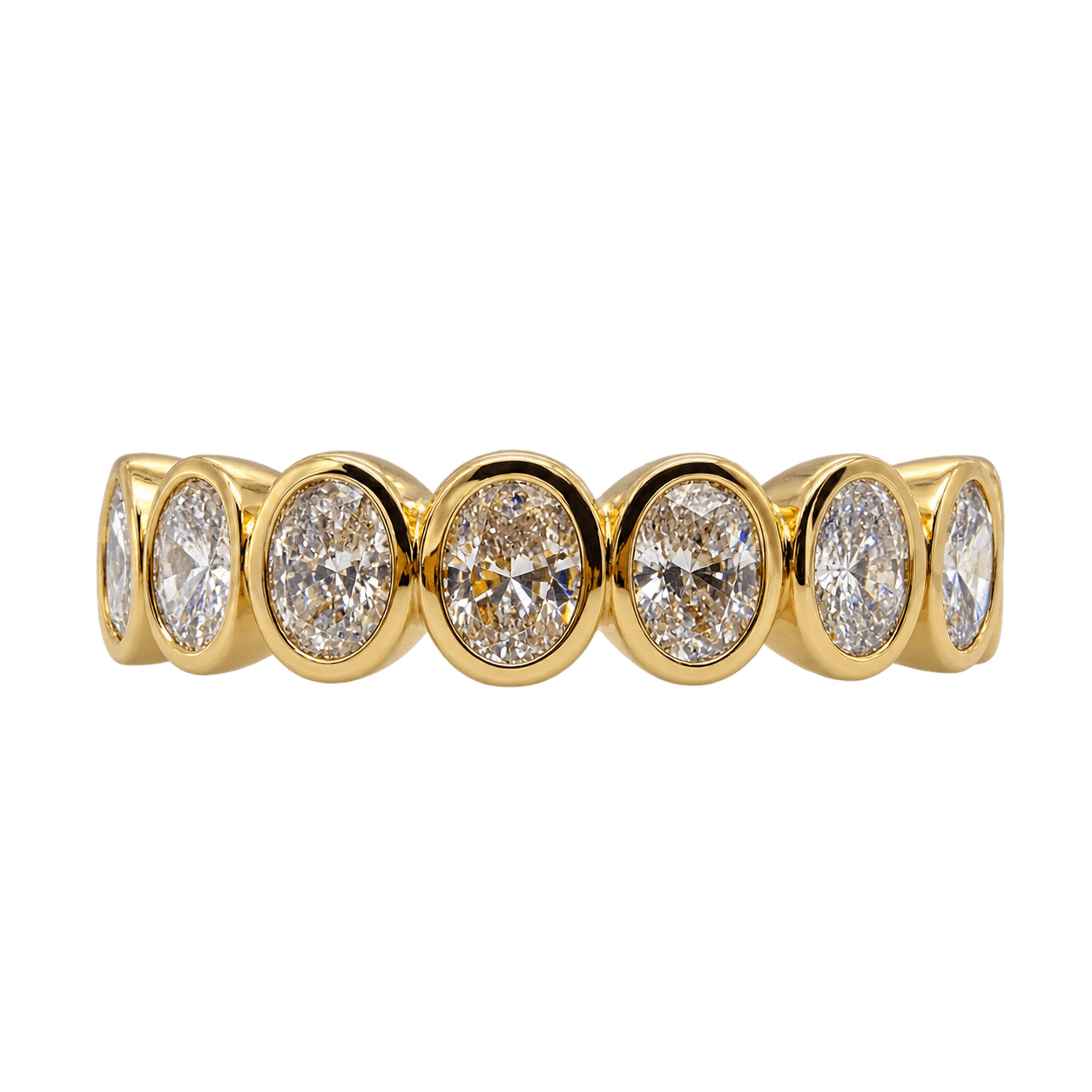 18ct Yellow Gold 0.89ct TW LG Diamond Ring