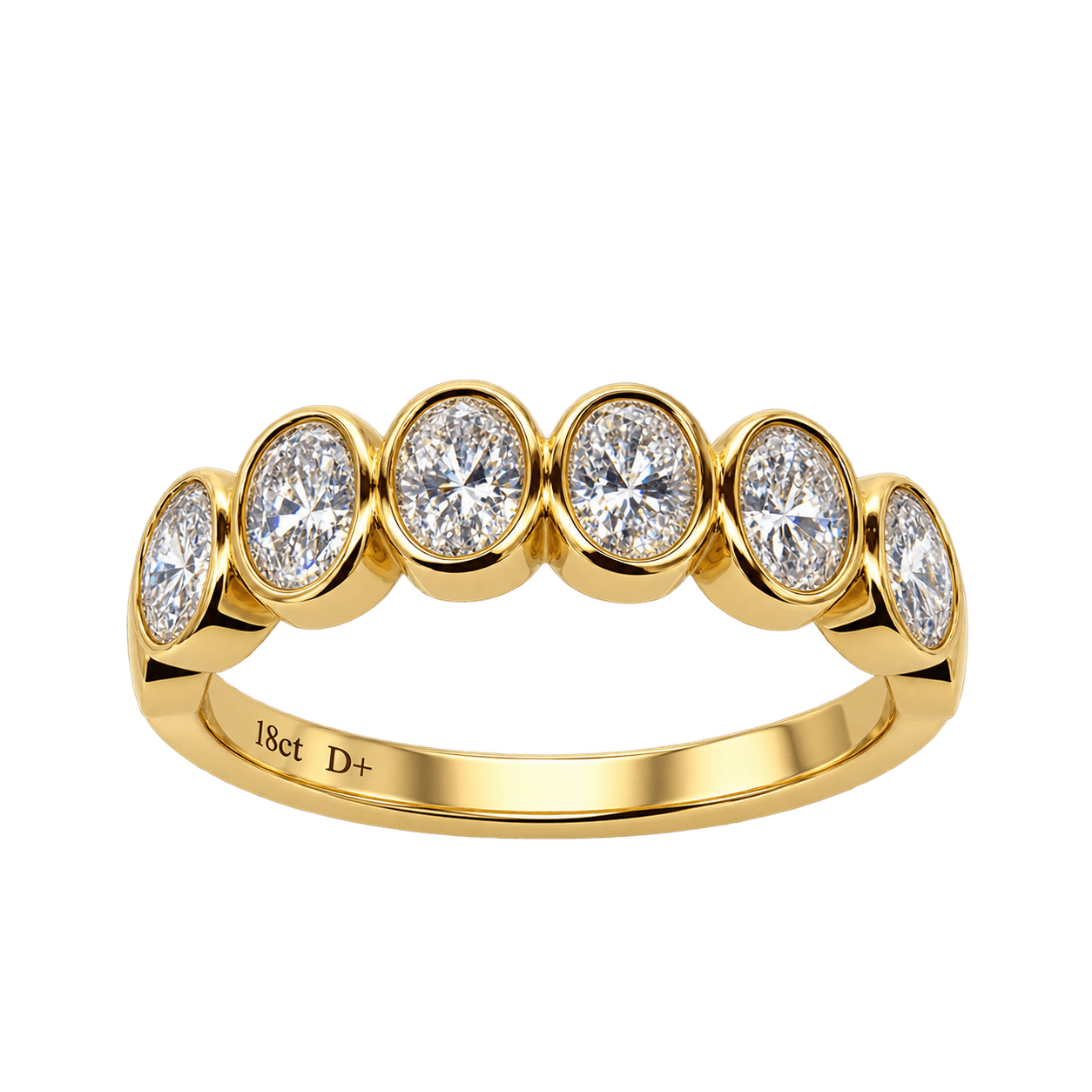 18ct Yellow Gold 0.89ct TW LG Diamond Ring