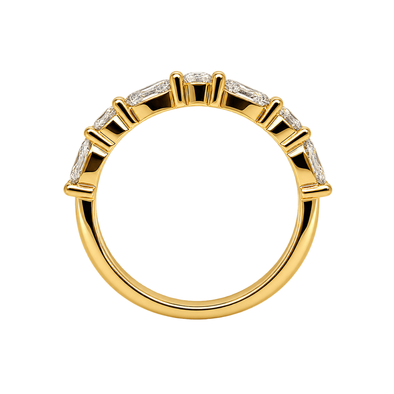 18ct Yellow Gold 0.86ct TW LG Diamond Ring