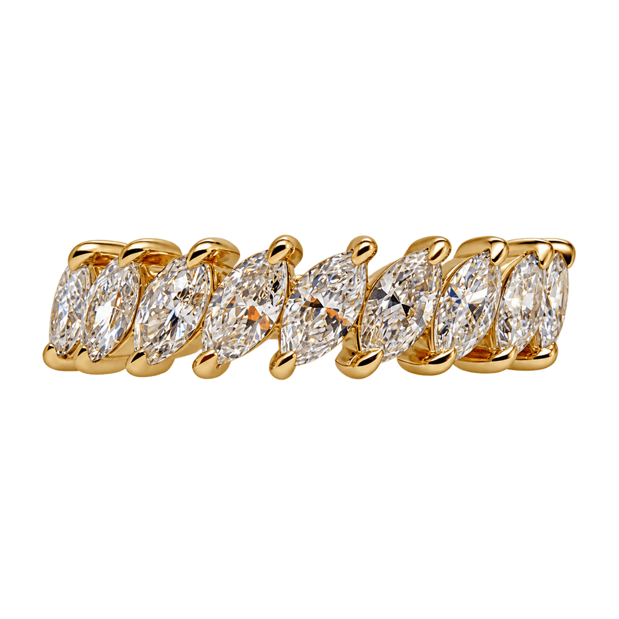 18ct 0.90ct TW LG Marquise Diamond Ring