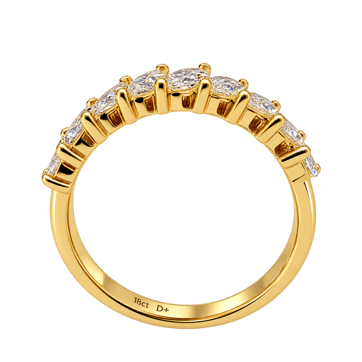 18ct 0.90ct TW LG Marquise Diamond Ring