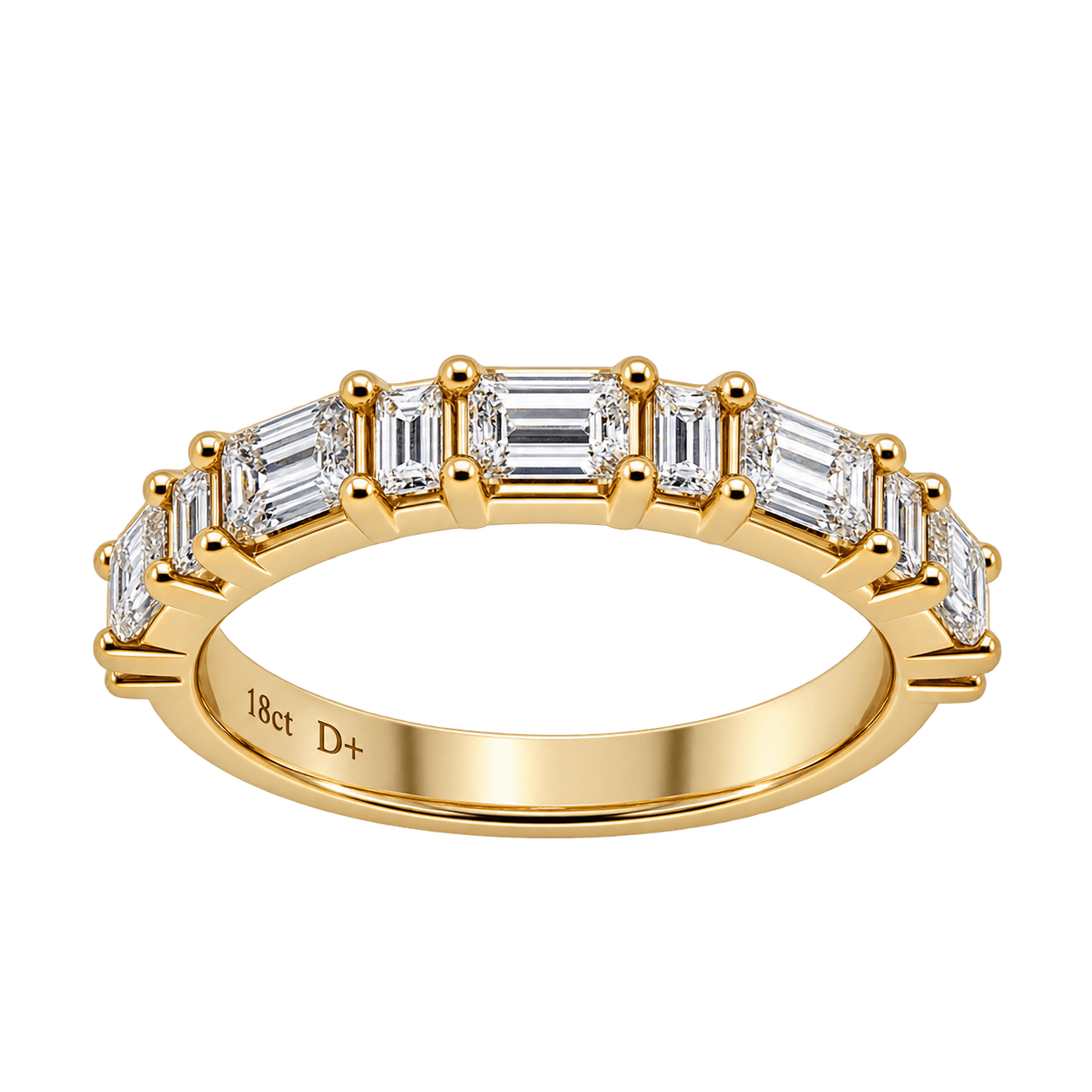 18ct Yellow Gold 1.30ct TW LG Diamond Ring