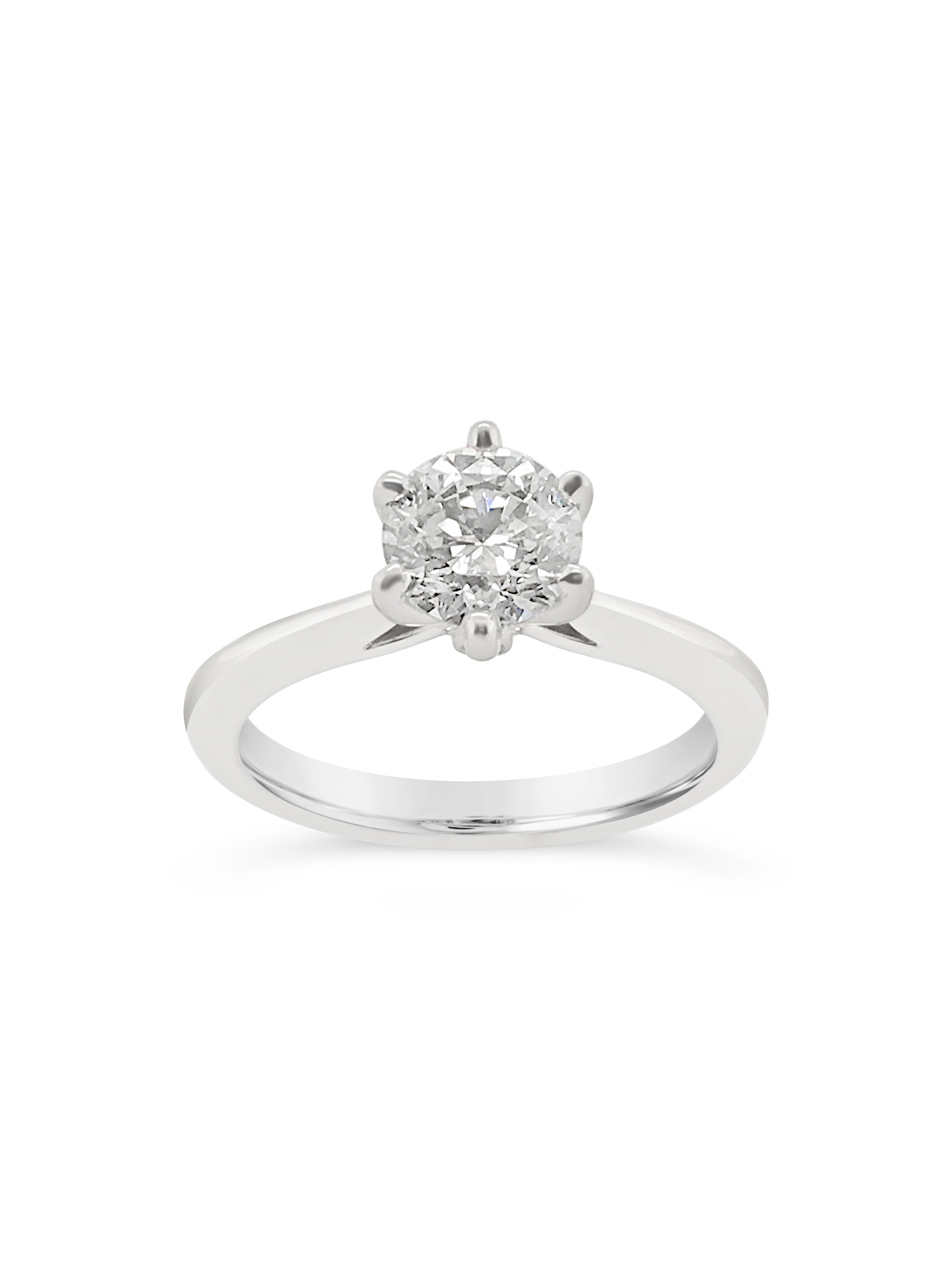 18ct White Gold 1.00ct Diamond Solitaire Ring